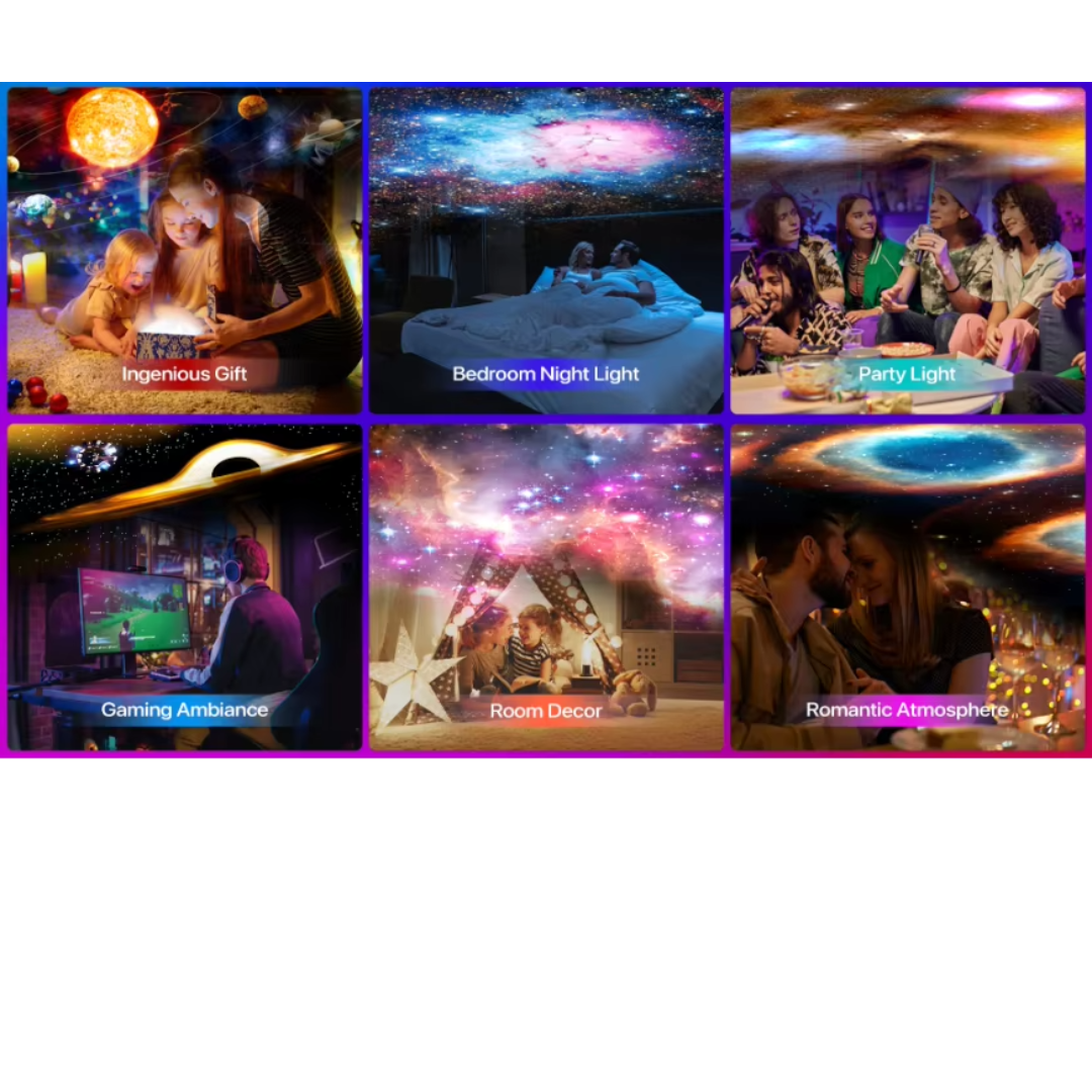 Star Projector,Realistic Starry Sky Galaxy Night Light for Kids